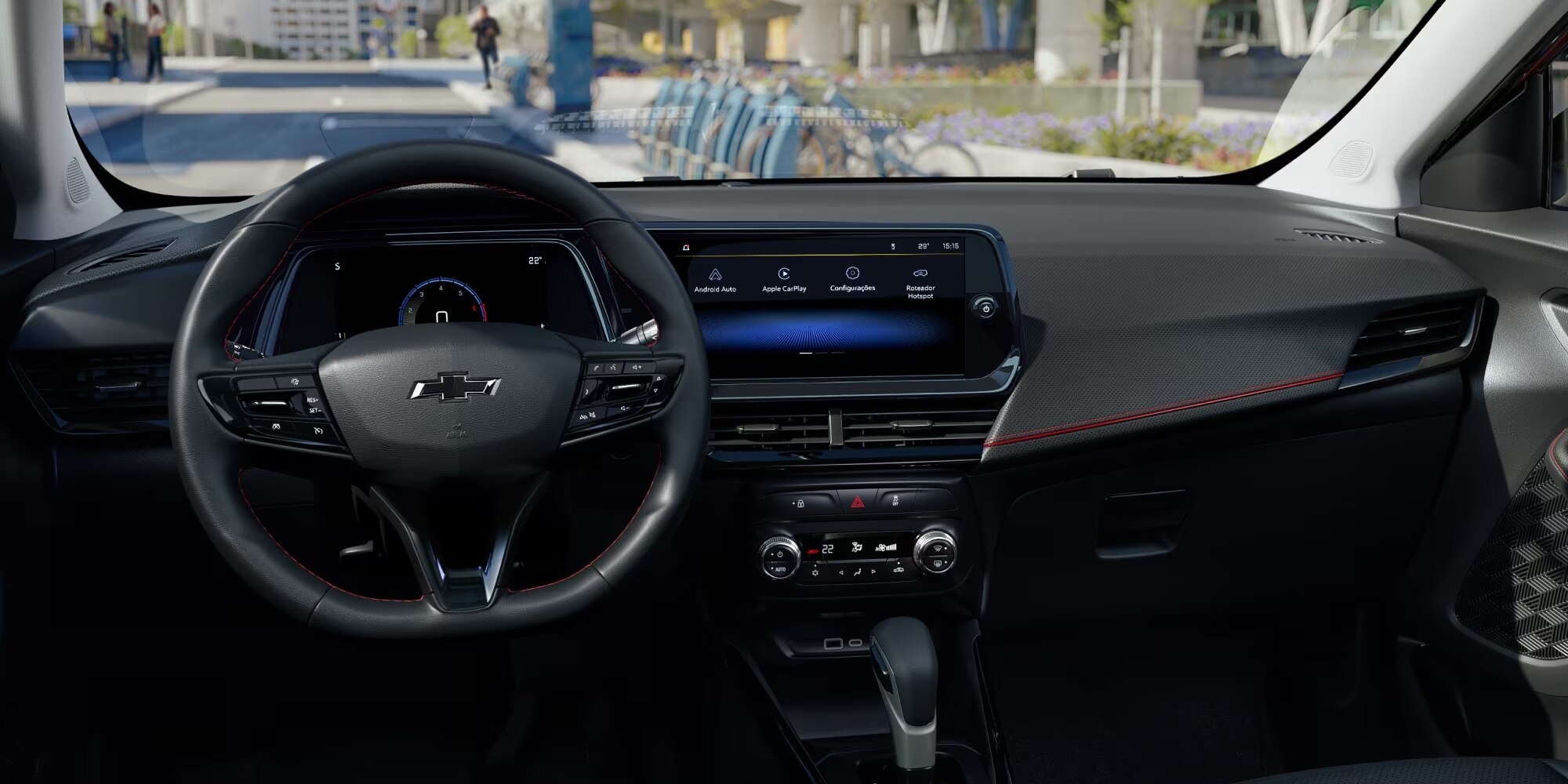 Confira o volante da Chevrolet Montana 2027